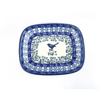 160 Bunzlau Rechthoekige schaal 1932X Rechthoekige schalen zonder oor